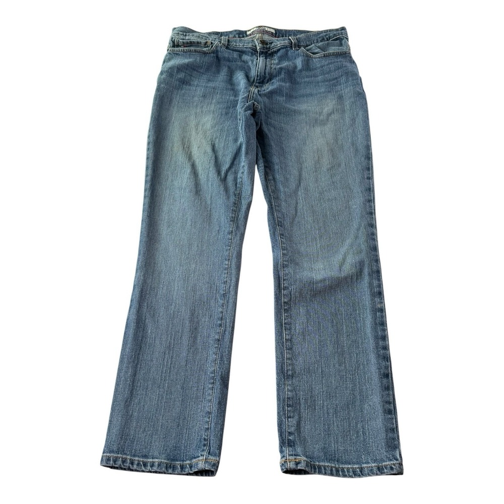Tommy Hilfiger Women's Bootcut Jeans Size 16 34x30 Light Wash Denim Y2K Pants